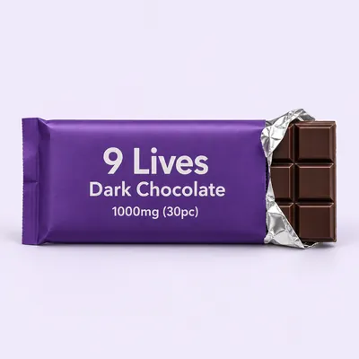 9 Lives Dark Chocolate 1000mg (30pc)
