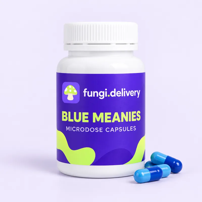 Blue Meanies Capsules packaging