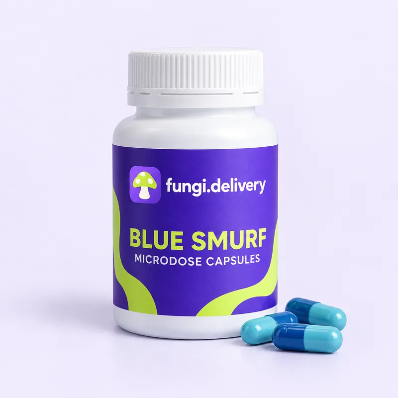 Blue Smurf Capsules packaging