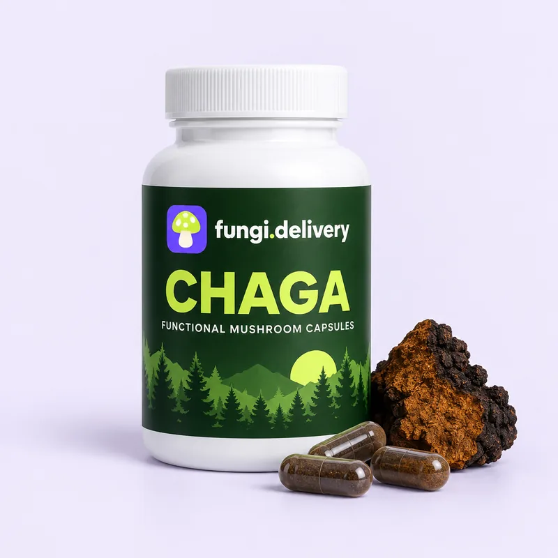 Chaga Capsules packaging