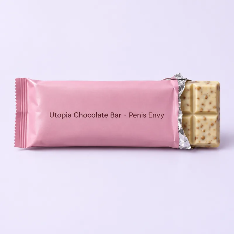 Utopia Chocolate Bar · Penis Envy packaging